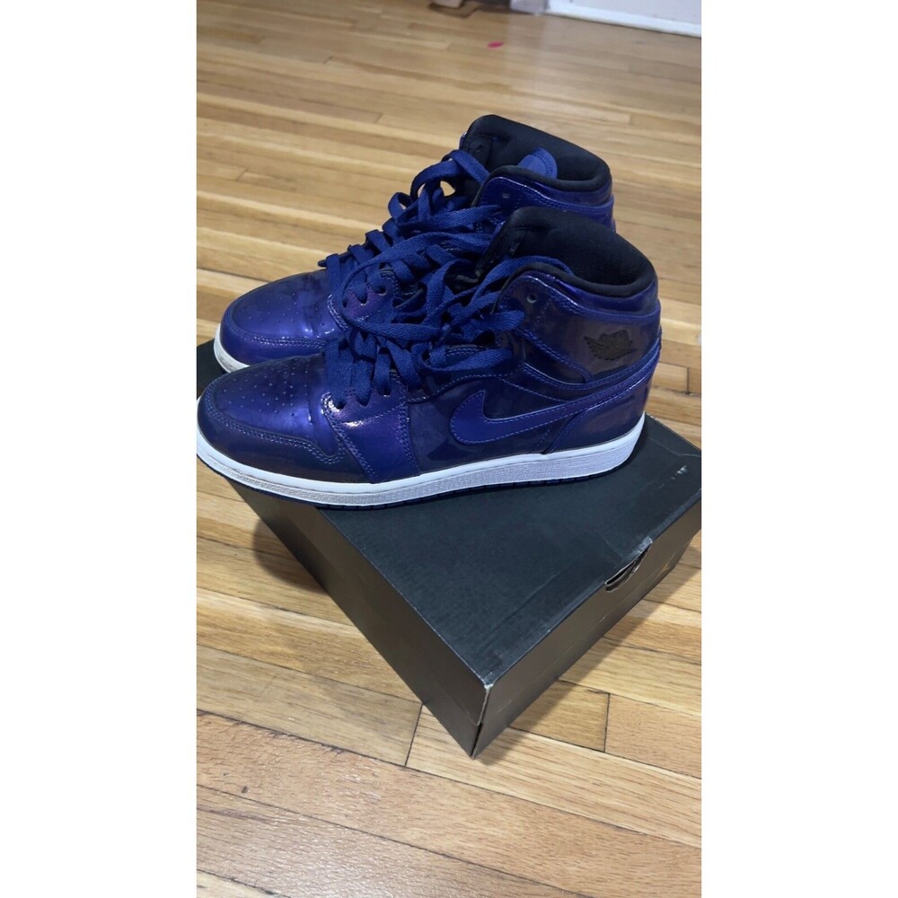 Air Jordan 1 High Deep Royal 2016 Size 6.5 Boys Rare Retro patent Authentic